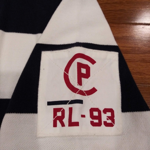 Polo Ralph Lauren CP-93 Regatta Rugby Polo Shirt. Sz. S. Blue/White. $225 - Picture 4 of 9